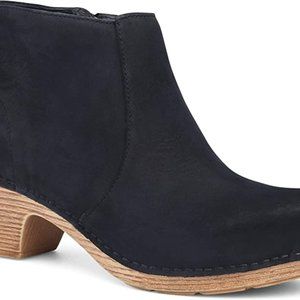 Dansko Maria Milled Nubuck Leather Bootie